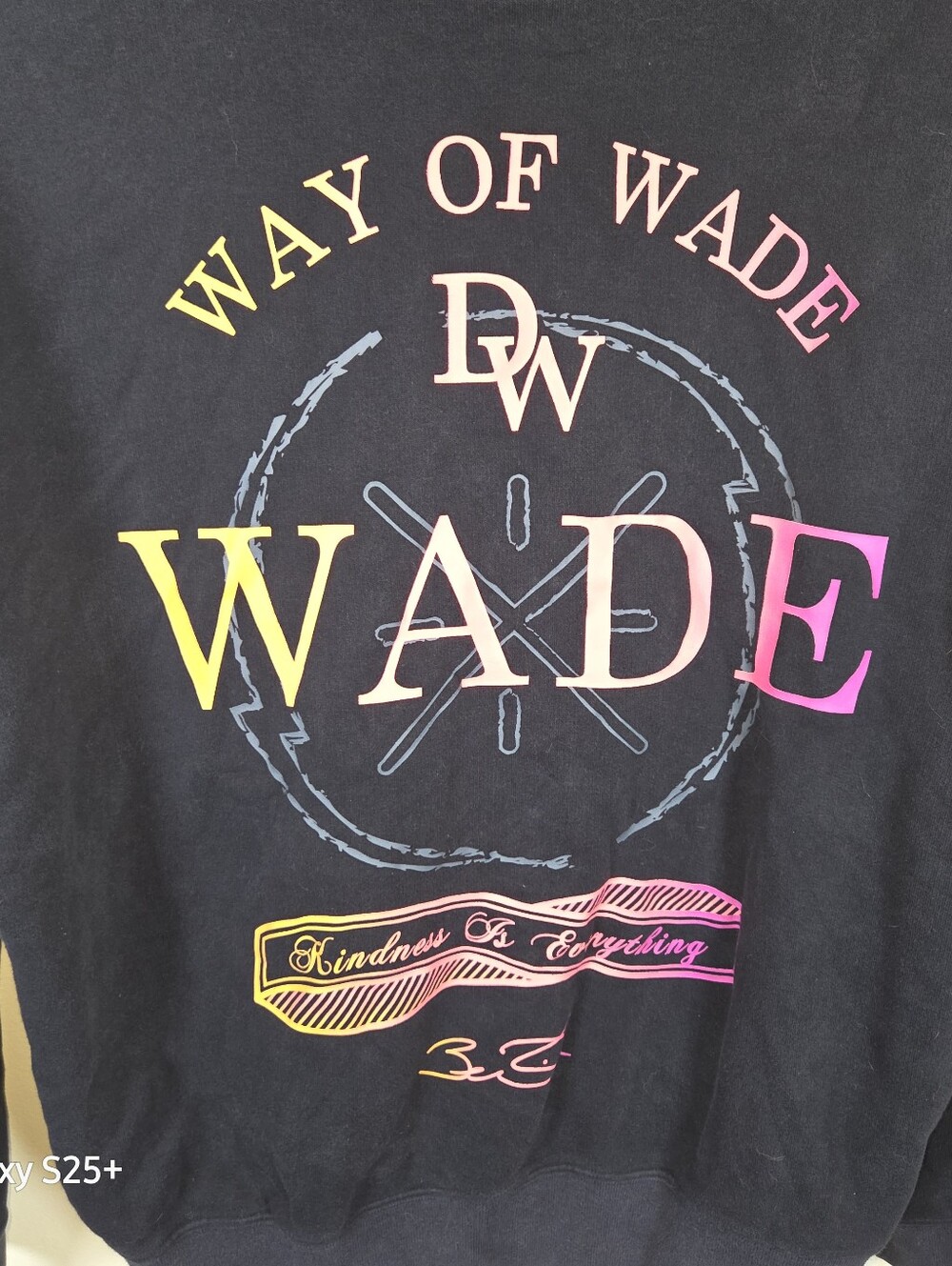 Rare Li-Ning Way of Wade Kindness Is Everything graphic Hoodie Size Small